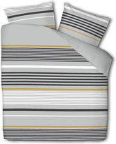 Presence - Tweepersoons Dekbedovertrek Mixed Stripes 200x200 cm - Katoen - Dekbedovertrek met 2 kussenslopen