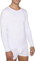 Thermisch shirt lang ronde hals | wit | S