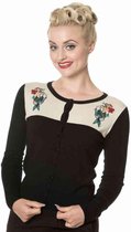 Dancing Days Cardigan -M- MERMAID MAIDEN Zwart