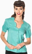 Blouse Dancing Days -XL- MAKE MELODIES Vert