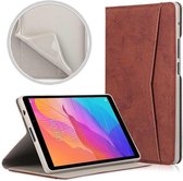 Tablet hoes geschikt voor Huawei MatePad T8 Wallet TPU Book Case - Bruin
