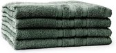 LINNICK Pure Handdoek - Douchelaken - 100% Katoen - Olive Green - 70x140cm- Per 4 Stuks