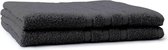 LINNICK Pure Handdoeken Set - Douchelaken - 100% Katoen - Dark Grey - 70x140cm- Per 2 Stuks