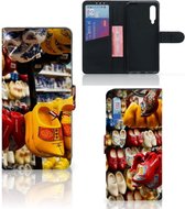 Magnet Case Xiaomi Mi 9 Telefoonhoesje Klompen