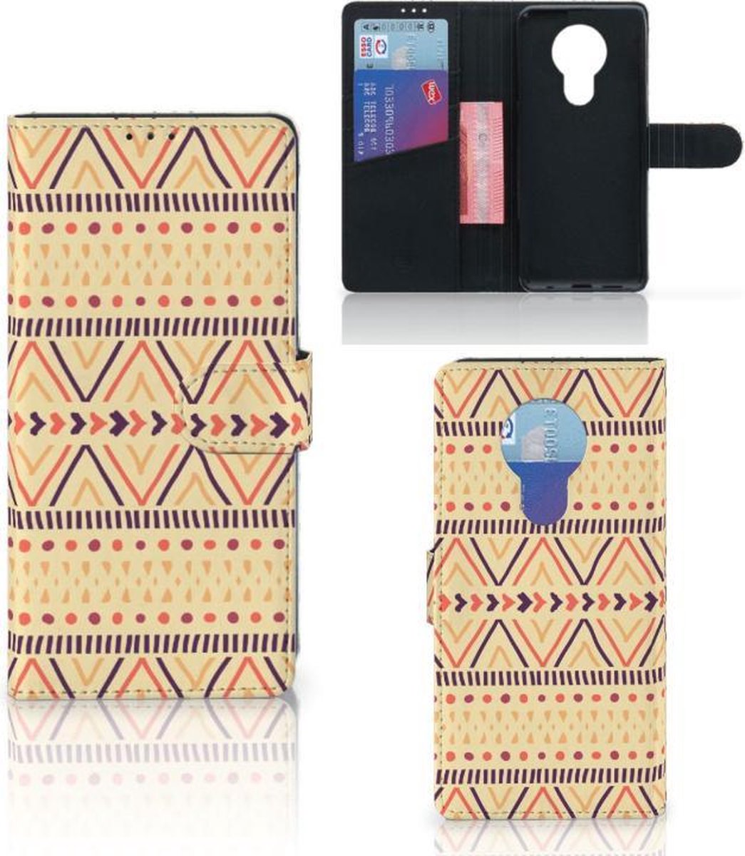 Nokia 5.3 Telefoon Hoesje Aztec Yellow