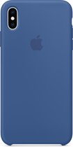 Apple Hoesje Siliconen Geschikt voor iPhone Xs Max - Apple Silicone Backcover smartphone - blauw