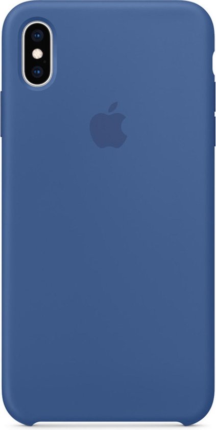 Coque iPhone Xs Max Apple Silicone Backcover - Bleu de Delft | bol.com