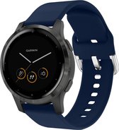 iMoshion Siliconen Smartwatch Bandje voor de Garmin Vivoactive 4L - Donkerblauw