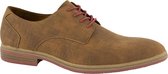 Memphis One Heren Bruine veterschoen crocoprint - Maat 46