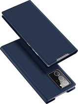 Etui Portefeuille TPU DUX DUCIS pour Samsung Galaxy Note 20 Ultra - Bleu