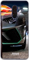 Xiaomi Pocophone F1 Hoesje Transparant TPU Case - Lamborghini #ffffff
