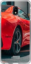 Samsung Galaxy J3 (2017) Hoesje Transparant TPU Case - Ferrari #ffffff