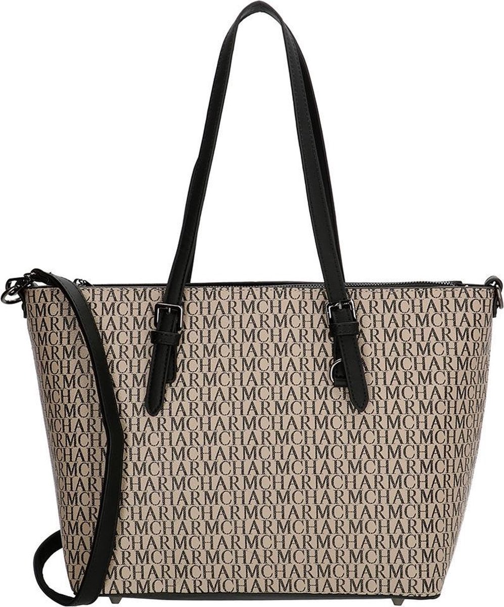 Charm Wimbledon shopper grijs