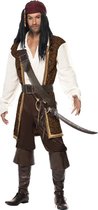 "Bruin piraten kostuum voor mannen  - Verkleedkleding - Large"