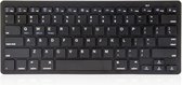 GadgetBay Bluetooth toetsenbord mini keyboard draadloos - QWERTY - Zwart