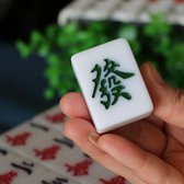 Professioneel 44mm XXXL competitie kwaliteit Mahjong Acryl Majiang / Mahjong stenenset - Mahjong stenen