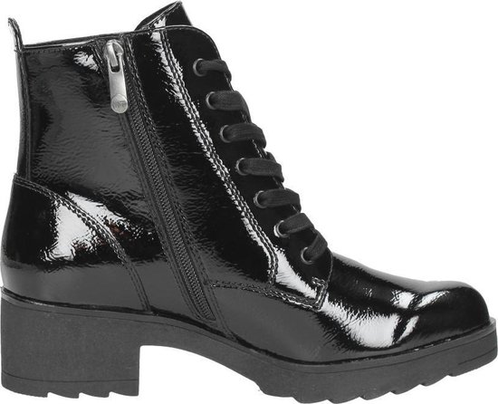 Marco Tozzi - Chaussures à lacets à lacets Femme Laque noire | bol.com