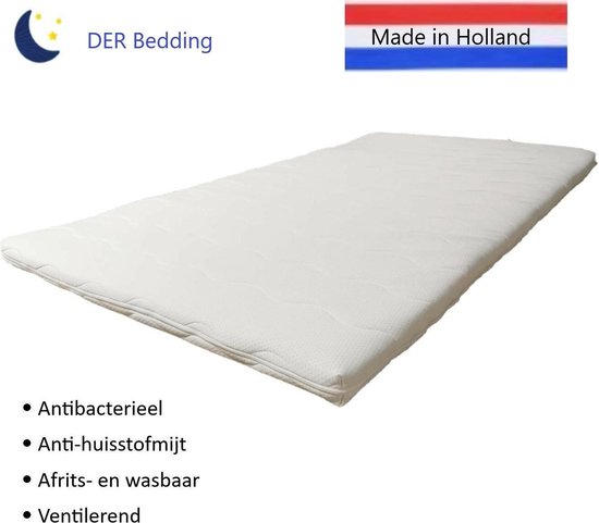 Topdekmatras - Topper - Comfortschuim - SG25 - 120x200 cm - DER Bedding