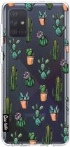 Casetastic Samsung Galaxy A71 (2020) Hoesje - Softcover Hoesje met Design - Cactus Dream Print