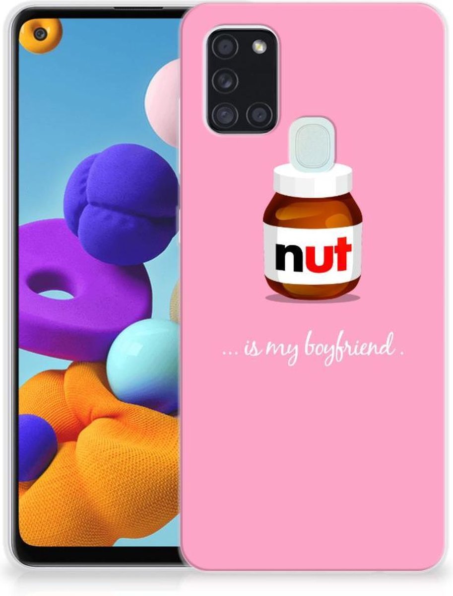 Samsung Galaxy A21s Siliconen Case Nut Boyfriend