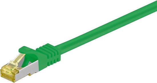 Danicom Cat7 S/FTP (PIMF) patchkabel / internetkabel 1 meter groen - netwerkkabel