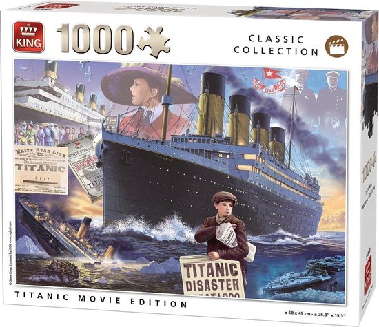 King Legpuzzel Titanic Film Editie 1000 Stukjes