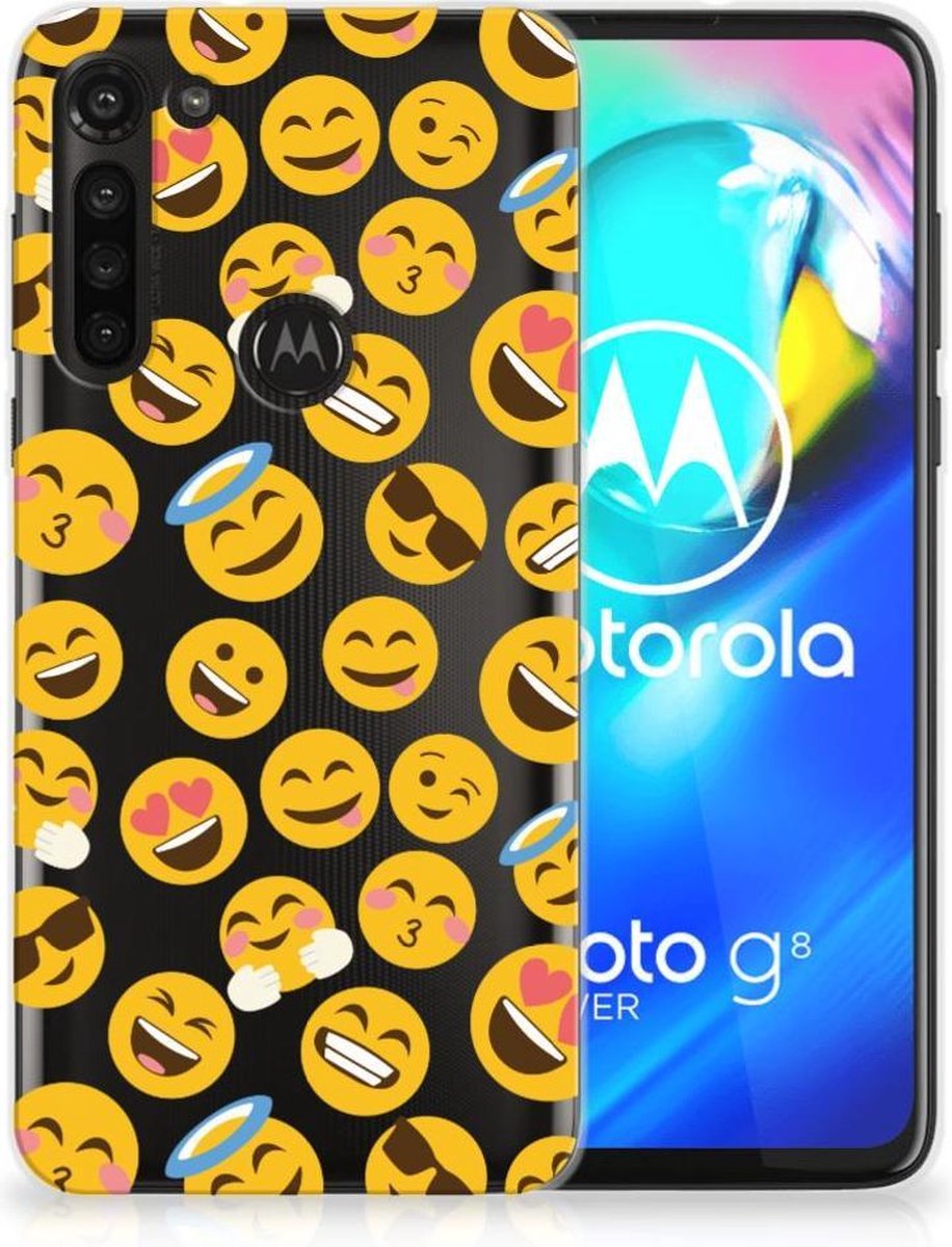 Motorola Moto G8 Power TPU bumper Emoji