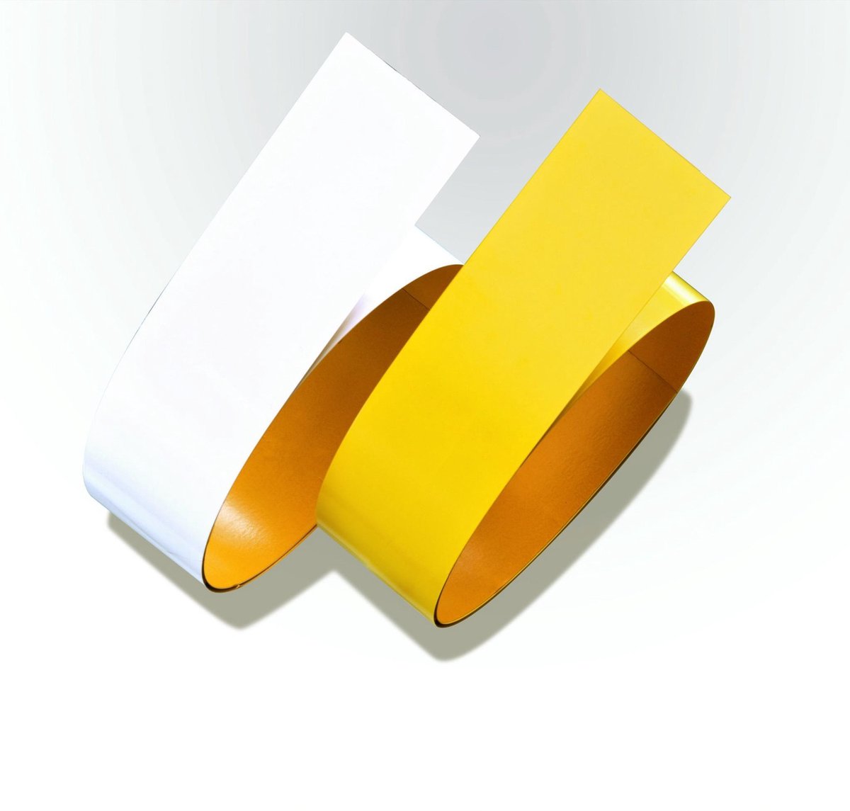 Proline vloermarkering tape STAAL geel - 6000 x 75 mm (lxb)