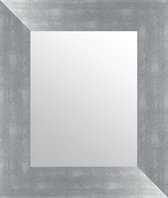Moderne Spiegel Zilver 54x104 cm – Gloria – Duurzame spiegel zilveren lijst – Zilveren Wandspiegel 
 – Muur Spiegel – Perfecthomeshop