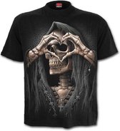 Spiral Heren Tshirt -L- DARK LOVE Zwart