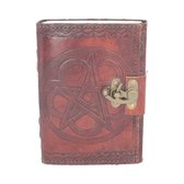 Nemesis Now Notitieboek Pentagram Leather Embossed Bruin