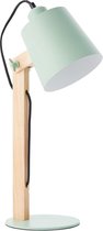 BRILLIANT lamp Draaibare tafellamp groen mat | 1x A60, E27, 30W, geschikt voor normale lampen (niet inbegrepen) | Schaal A ++ tot E | Met snoerschakelaar