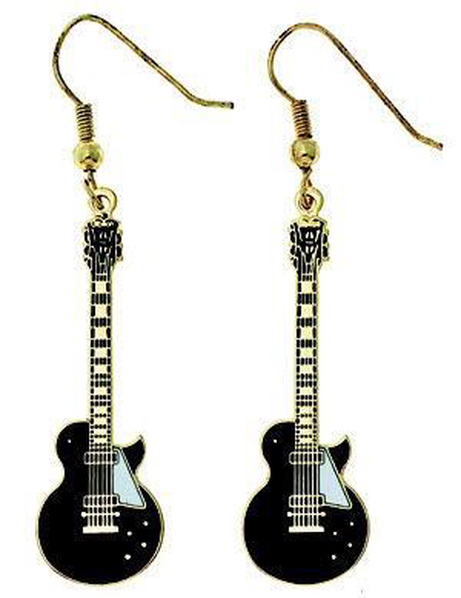 Oorbellen Les Paul Custom gitaar