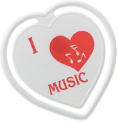 Paperclips 'I Love Music' hartvormig
