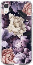 HappyCase Hoesje Flexibel TPU Flower Print Geschikt voor Apple iPhone XR