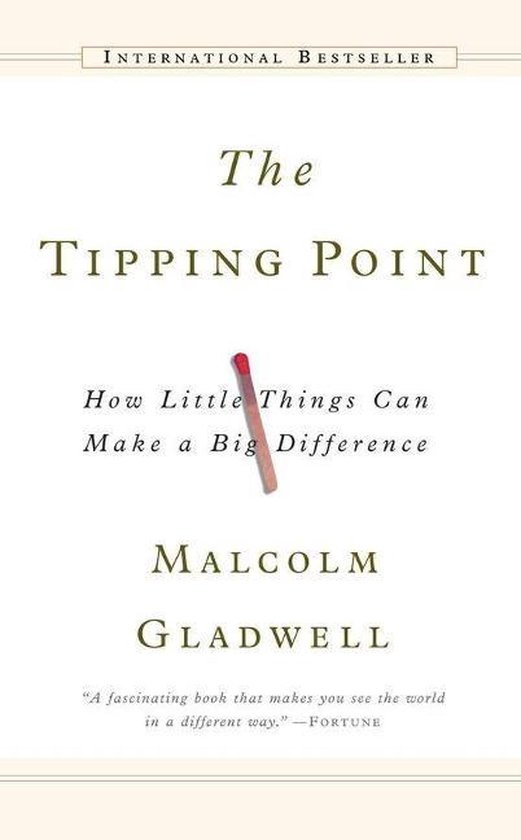 Boek cover The Tipping Point van Malcolm Gladwell (Paperback)