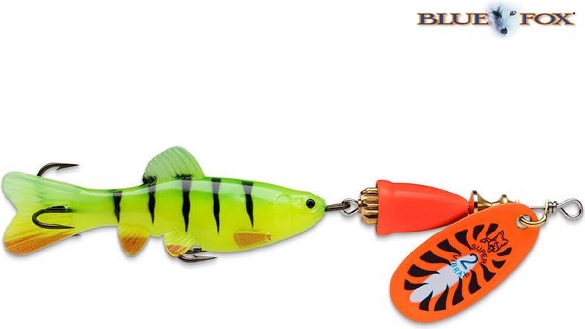 Blue Fox Vibrax Chaser  - 11 cm - orange tiger