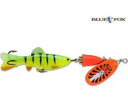 Blue Fox Vibrax Chaser  - 11 cm - orange tiger
