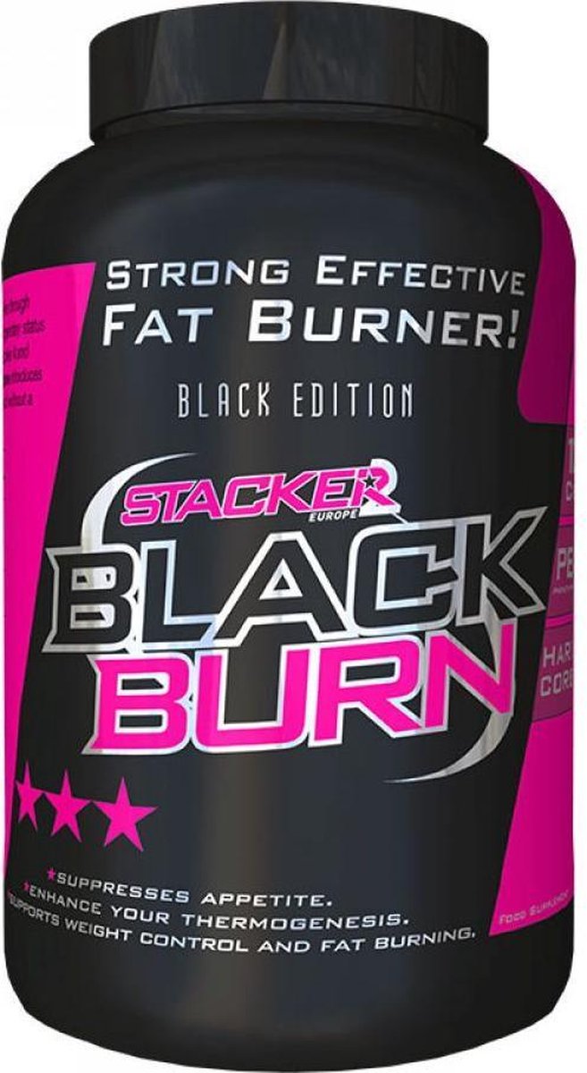Stacker 2 - Black Burn - Fat Burner - Vetverbrander - 120 Capsules