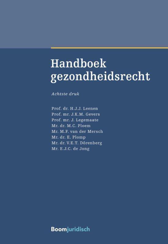 Boom Masterreeks - Handboek gezondheidsrecht - cover