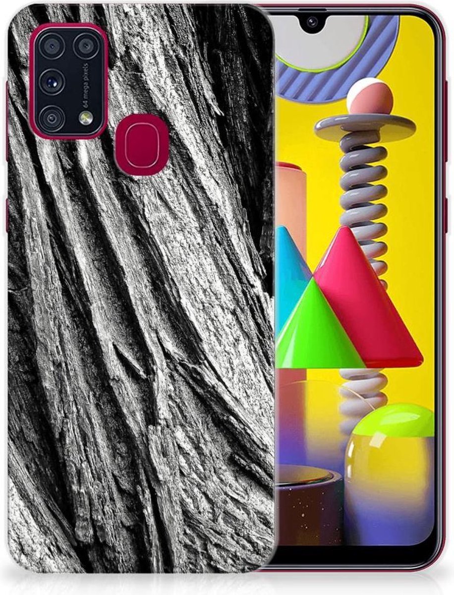 Bumper Hoesje Samsung Galaxy M31 Boomschors Grijs