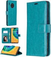 Huawei Mate 30 Pro hoesje book case turquoise