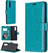 Sony Xperia 5 hoesje book case turquoise