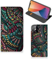 Telefoontasje Geschikt voor iPhone 12 Pro Max Smart Cover Aztec