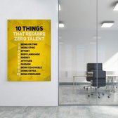 Zero Talent - Walljar - Wanddecoratie - Poster ingelijst