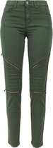 Urban Classics Skinny jeans -Taille, 27 inch- Stretch Biker Groen