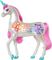 Barbie Dreamtopia Eenhoorn paard met Verlichte Sterren en Hoorn - Barbiepaard