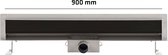 Clp Zitahli Douchegoot - RVS - Zwart 900 mm