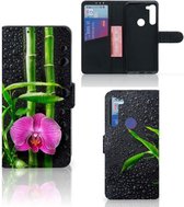 Wallet Case Motorola G8 Power Hoesje Orchidee