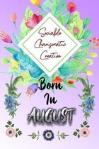 Sociable Charismatic Creative Born In AUGUST: Birthday Presents For Women Friend Or Coworker August Birthday Gift - Funny Gag Gift - Funny Birthday Gi